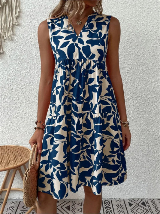 Sylviane | Robe d'été élégante pour femmes avec imprimé floral - Image 2