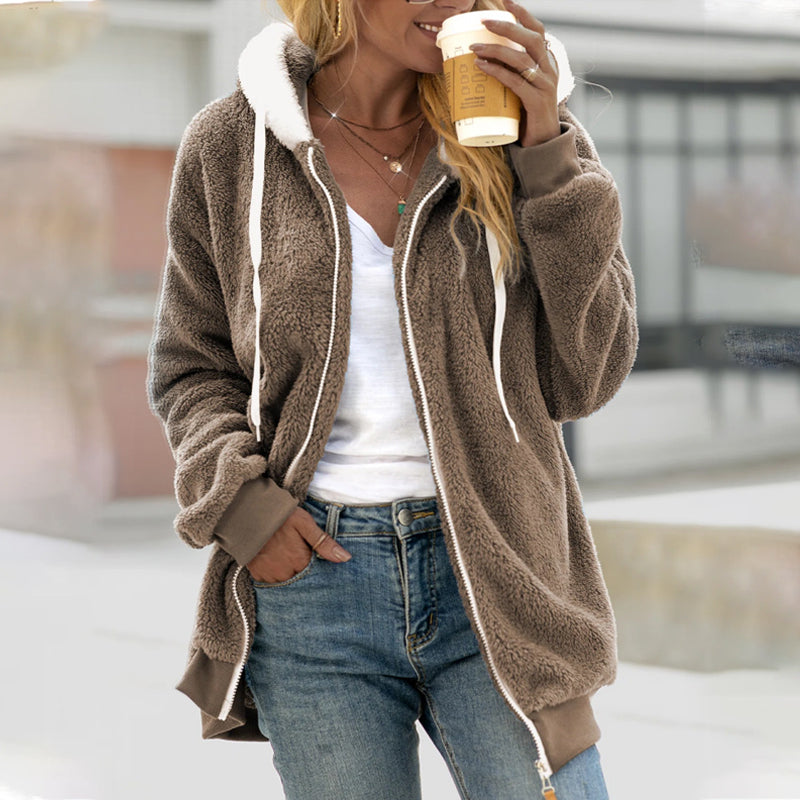 Axelle | Veste à Capuche Zippée Femme - Image 3