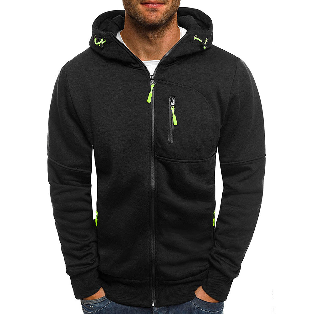 Erwan | Sweat à Capuche Zippé Ajusté Homme - Image 8