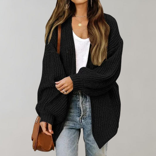 Éléa | Cardigan Tricot Oversize Femme - Image 1
