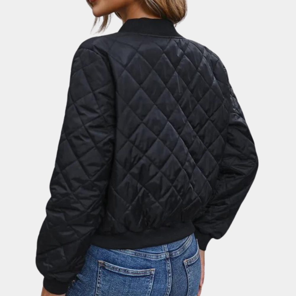 Jeanne | Blouson aviateur matelassé pour femme - Image 2