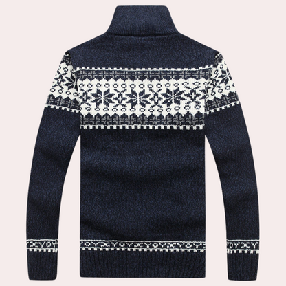 Stéphane | Veste Tricot Homme Entièrement Zippée - Image 2