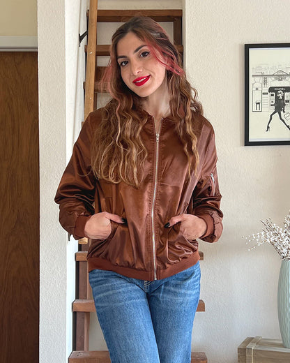 Mae | Blouson aviateur zippé pour femme - Image 6