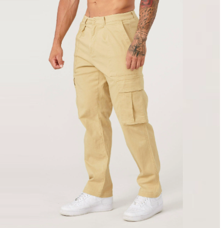 Asbjørn | Herre Cargo Straight Leg Casual Bukser