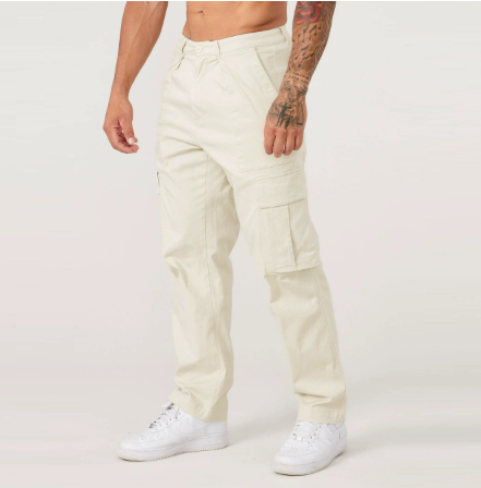 Asbjørn | Herre Cargo Straight Leg Casual Bukser