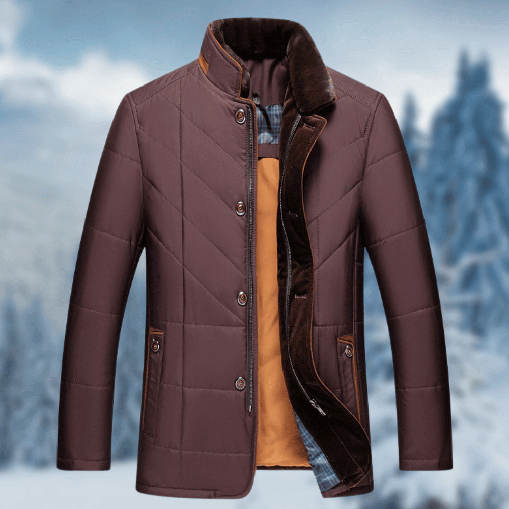 Victor | Veste matelassée boutonnée pour homme - Image 3