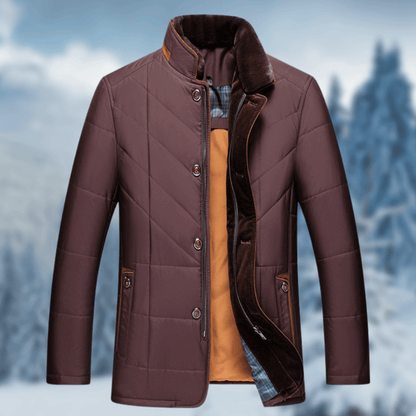 Victor | Veste matelassée boutonnée pour homme - Image 3