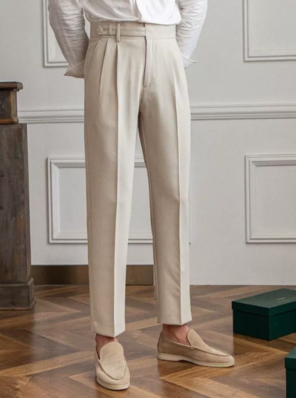 Jeppe | Herre Slim Fit Plisserede Bukser