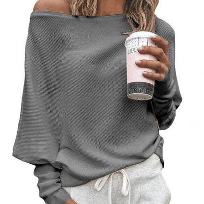 Agneline | Pull ample à épaules dénudées pour femme - Image 2