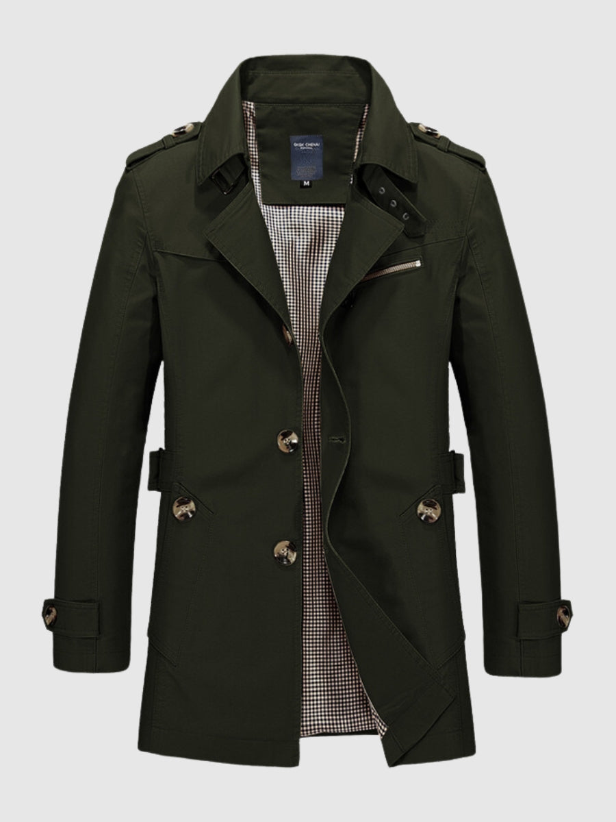 Serge | Trench-coat croisé pour homme - Image 5