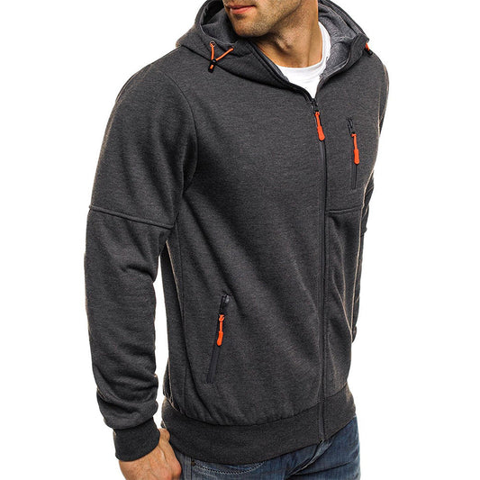 Erwan | Sweat à Capuche Zippé Ajusté Homme - Image 2