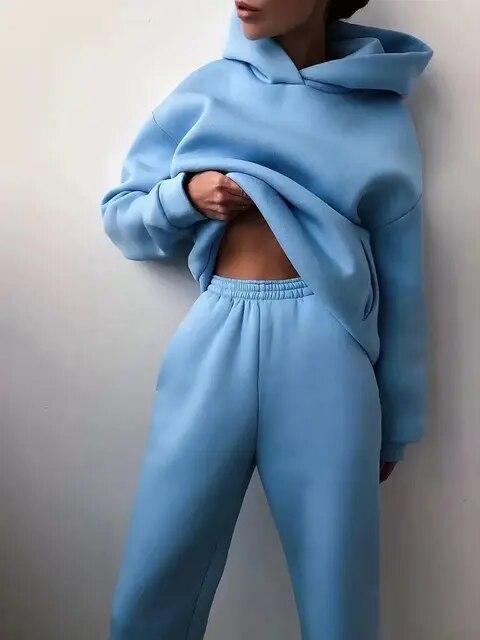 Norah | Ensemble de survêtement à capuche à manches longues pour femme - Image 13