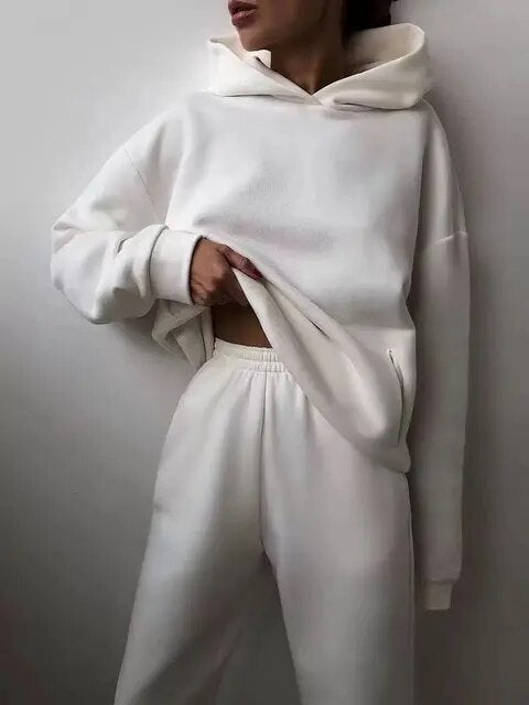 Norah | Ensemble de survêtement à capuche à manches longues pour femme - Image 14