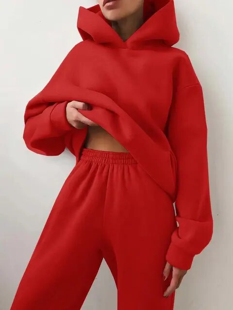 Norah | Ensemble de survêtement à capuche à manches longues pour femme - Image 10