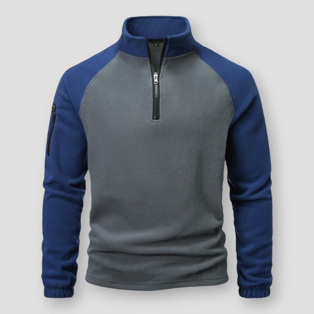 Jean | Pull Homme Col Zippé 1/4 - Image 2