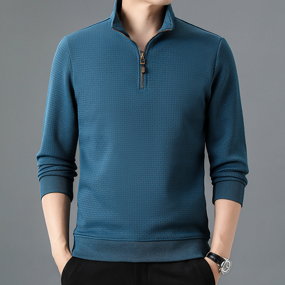 Côme | Pull Homme Col Zippé 1/4 - Image 4
