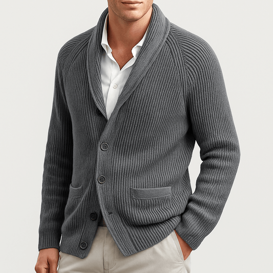 Aurel | Veste Cardigan Homme Col Châle - Image 4