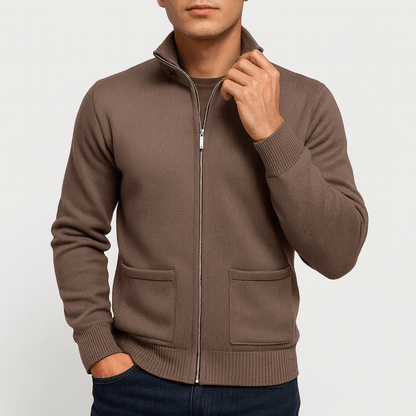 Isidore | Veste Pull Homme Entièrement Zippée - Image 1