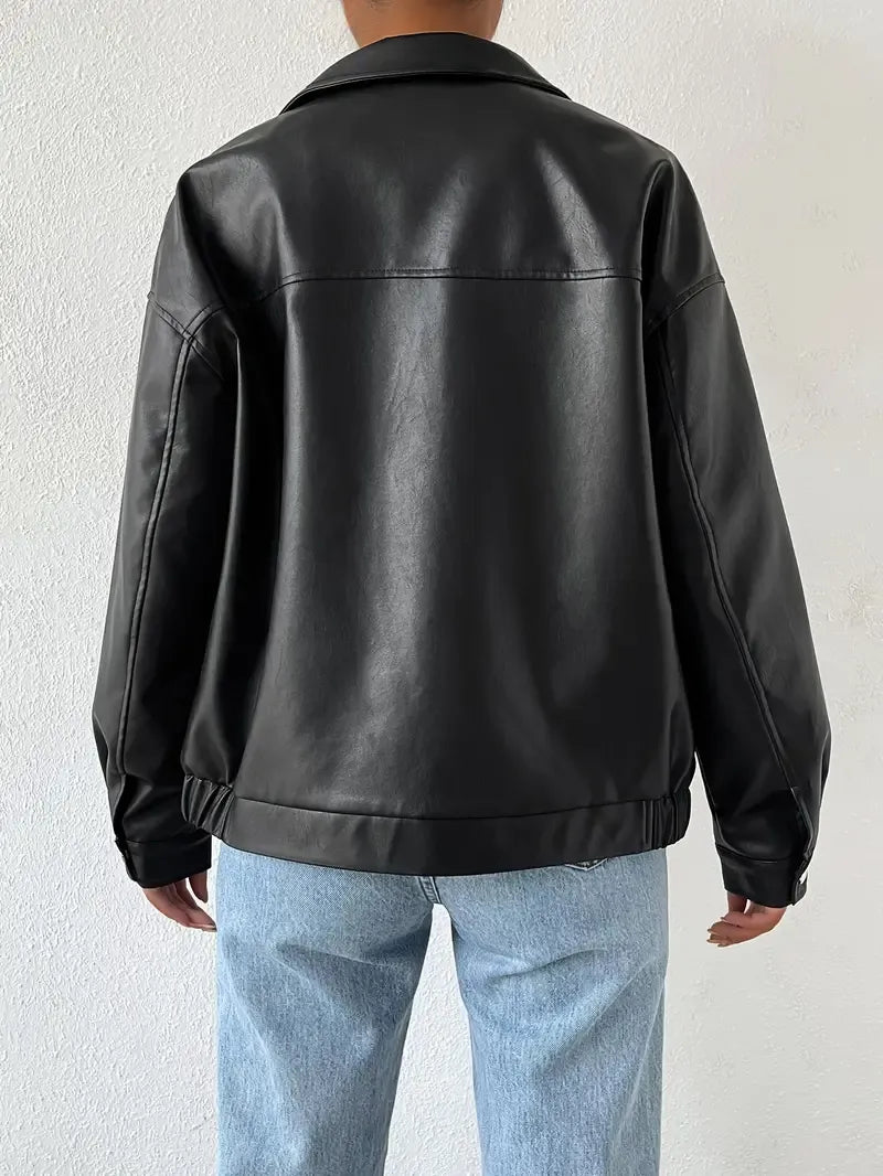 Sévérine | Veste Zippée Oversize Femme - Image 3