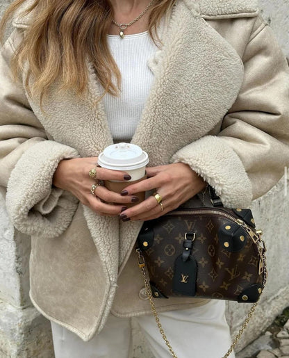 Ariane | Veste Shearling Oversize Femme - Image 7