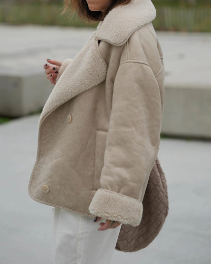Ariane | Veste Shearling Oversize Femme - Image 8