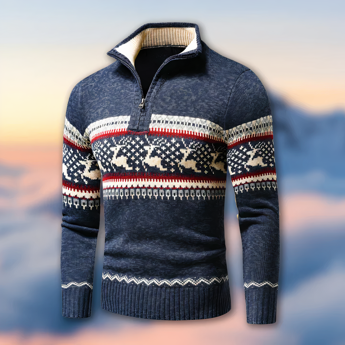 Adonis | Pull Homme Demi-Zip - Image 2