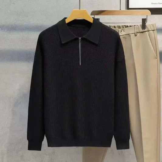 Delphin | Pull zippé à col pour homme - Image 1