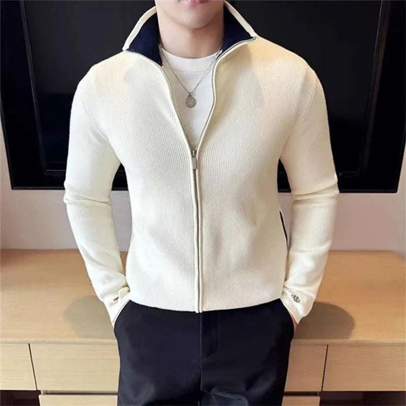 Amaury | Pull zippé intégral pour homme - Image 1