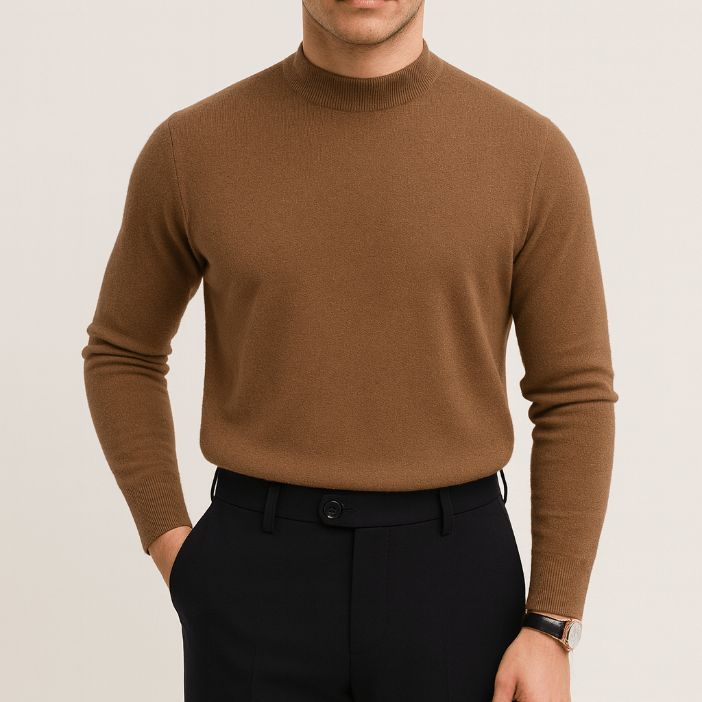 Samuel | Pull Homme à Col Montant et Manches Longues - Image 3