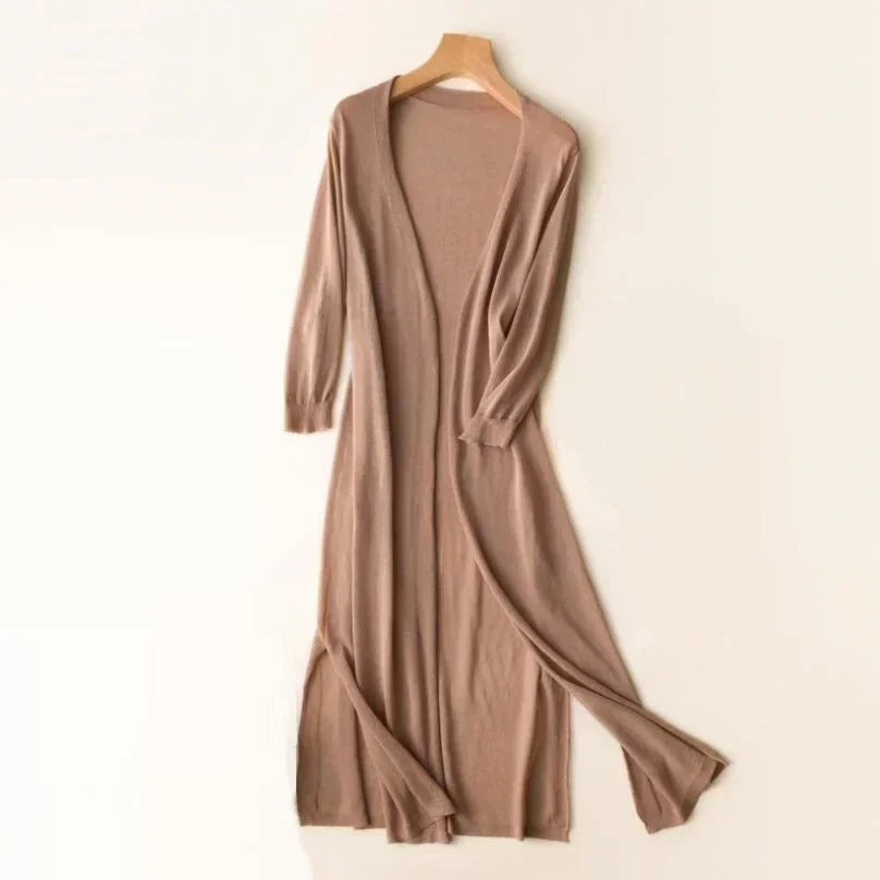 Norah | Cardigan Long Ouvert Femme - Image 7