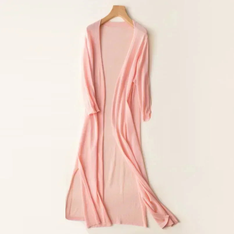 Norah | Cardigan Long Ouvert Femme - Image 4
