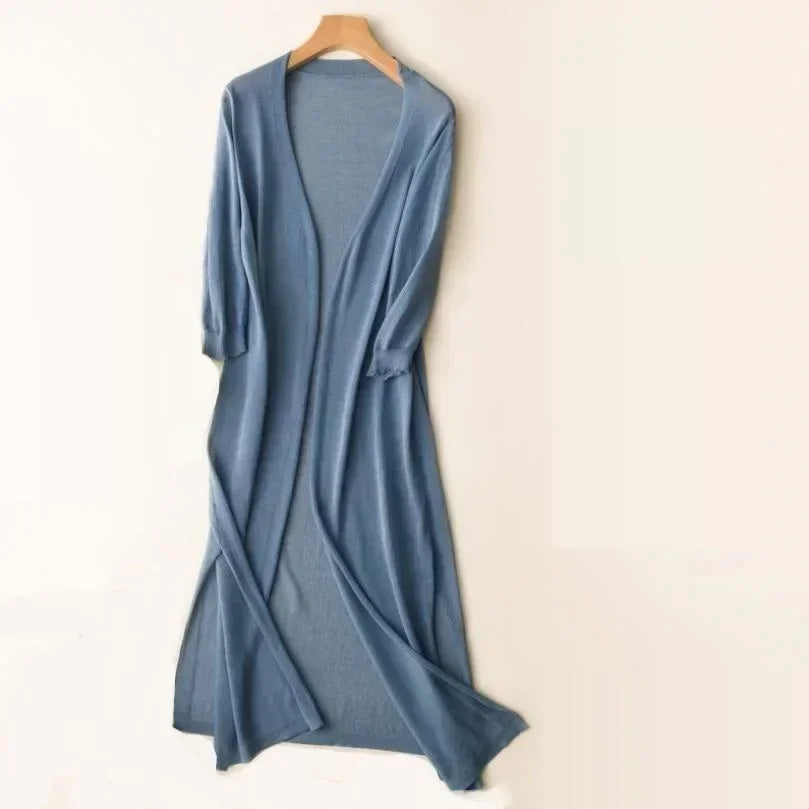 Norah | Cardigan Long Ouvert Femme - Image 6