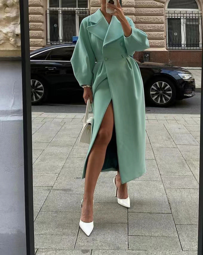 Émilienne | Manteau Maxi Croisé Femme - Image 2