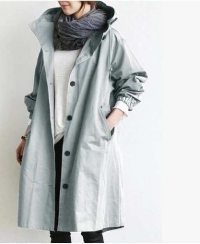 Angela | Trench Long à Capuche pour Femme - Image 5