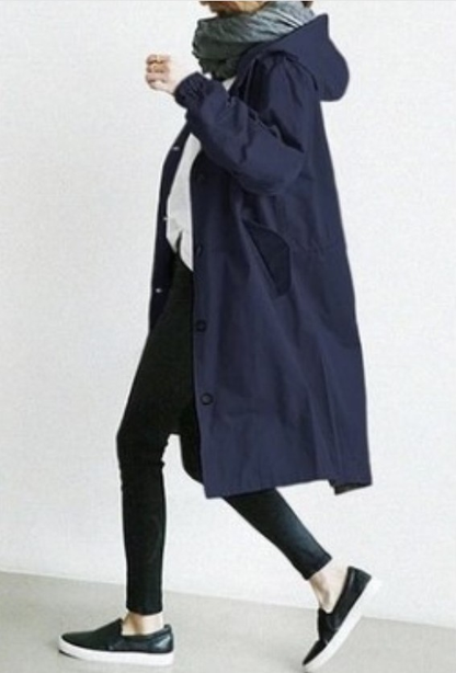 Angela | Trench Long à Capuche pour Femme - Image 6