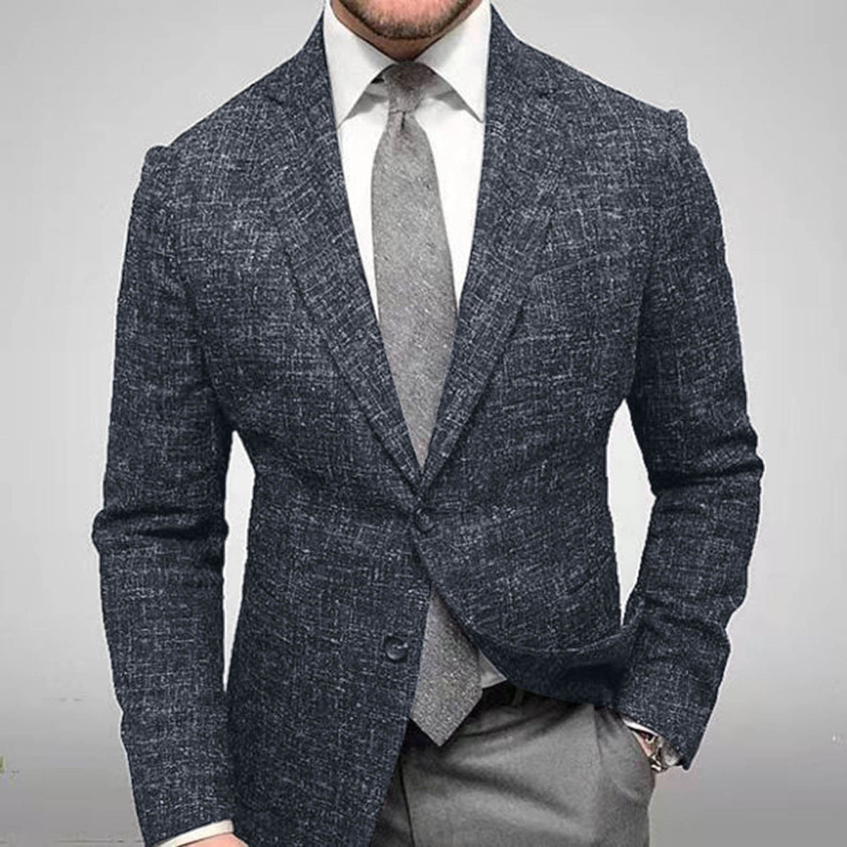 Théophile | Blazer à Carreaux Coupe Slim Homme - Image 2