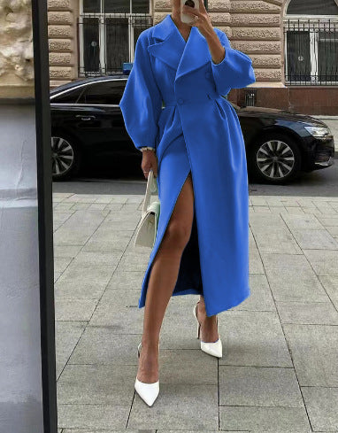 Émilienne | Manteau Maxi Croisé Femme - Image 3