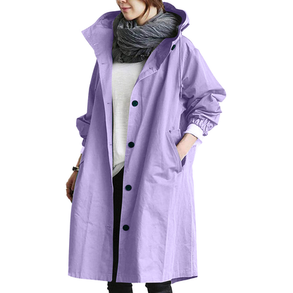 Angela | Trench Long à Capuche pour Femme - Image 2