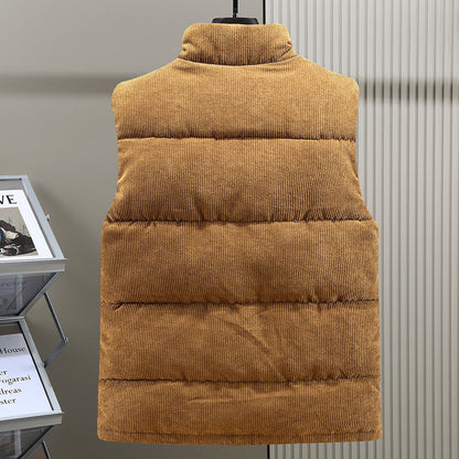 Julio | Gilet matelassé en velours côtelé pour homme - Image 2