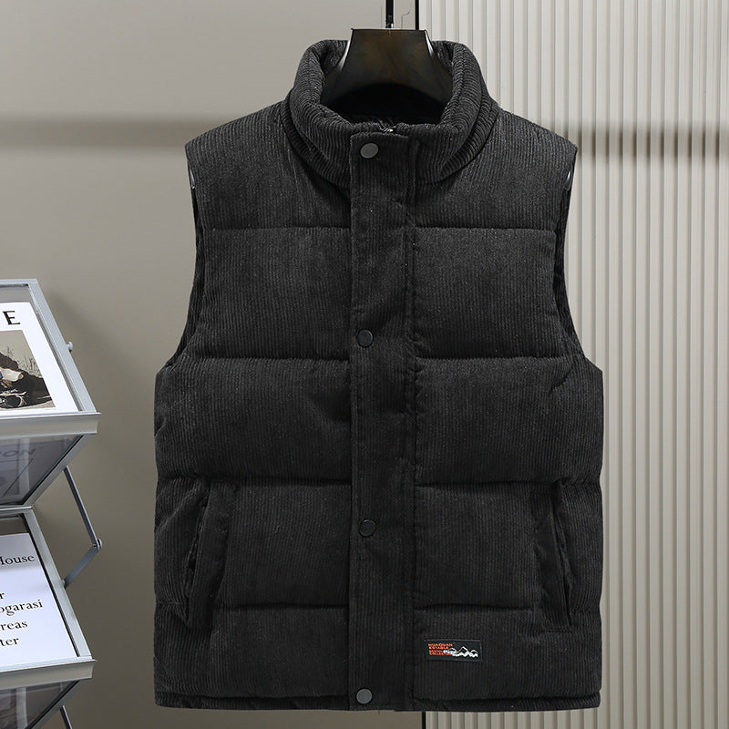 Julio | Gilet matelassé en velours côtelé pour homme - Image 4