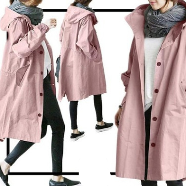 Angela | Trench Long à Capuche pour Femme - Image 11