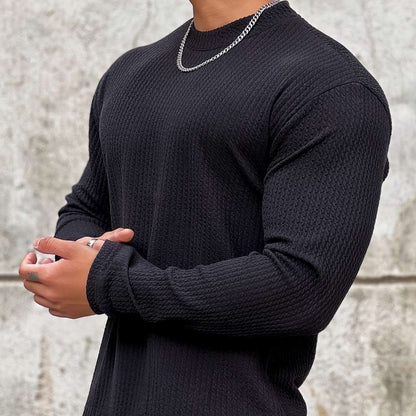 Quintin | Pull texturé à manches longues pour homme - Image 4