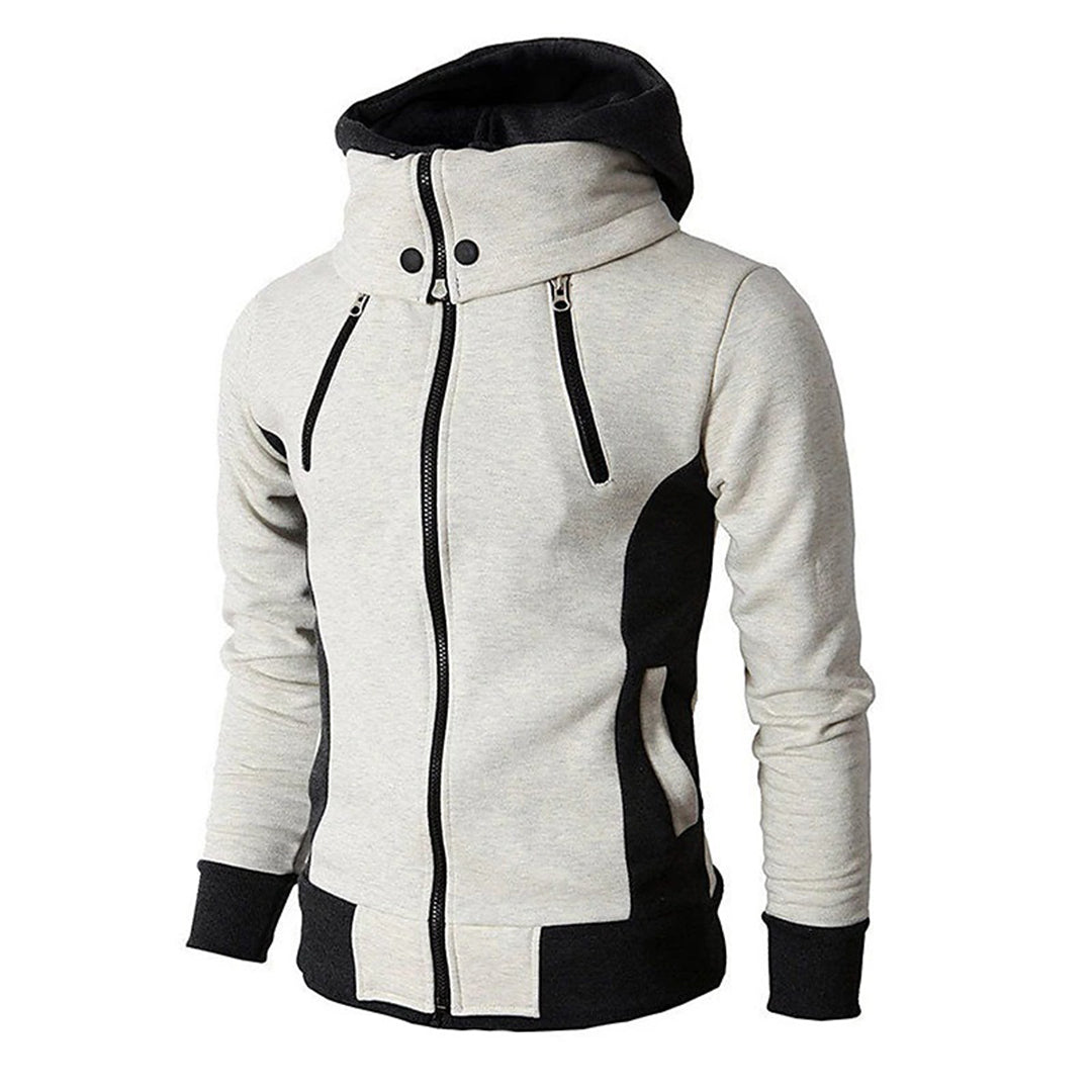 Dominique | Veste à Capuche Zippée Intégrale Slim Fit Homme - Image 4