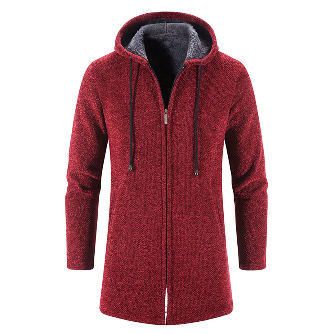 Stéphane | Veste Longue à Capuche pour Homme - Image 7