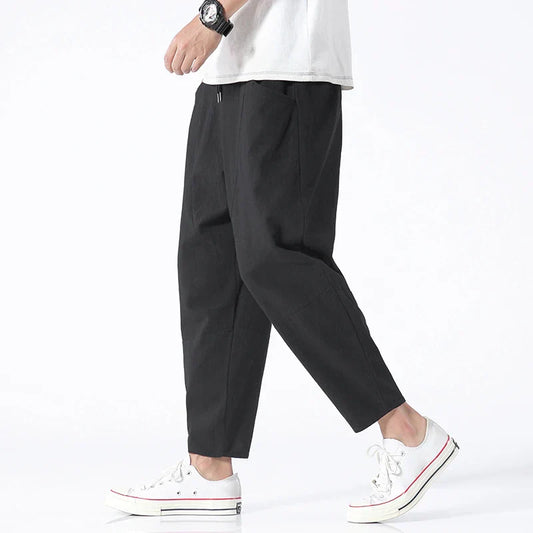 Xav | Pantalon court confortable en lin Kyoto - Image 2