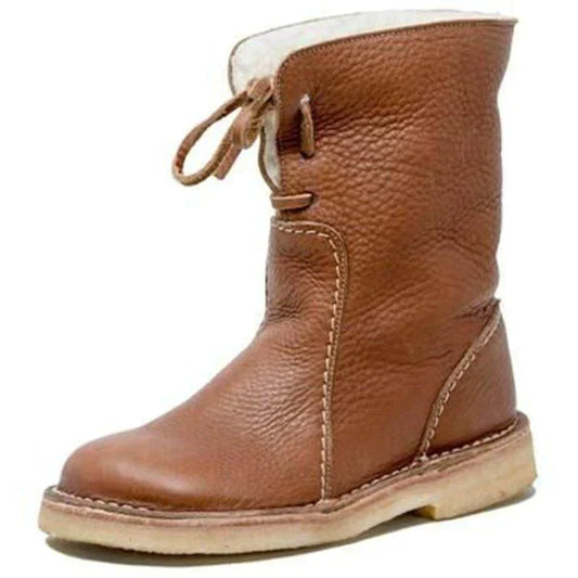 Daphné | Bottines plates lacées pour femmes - Image 1