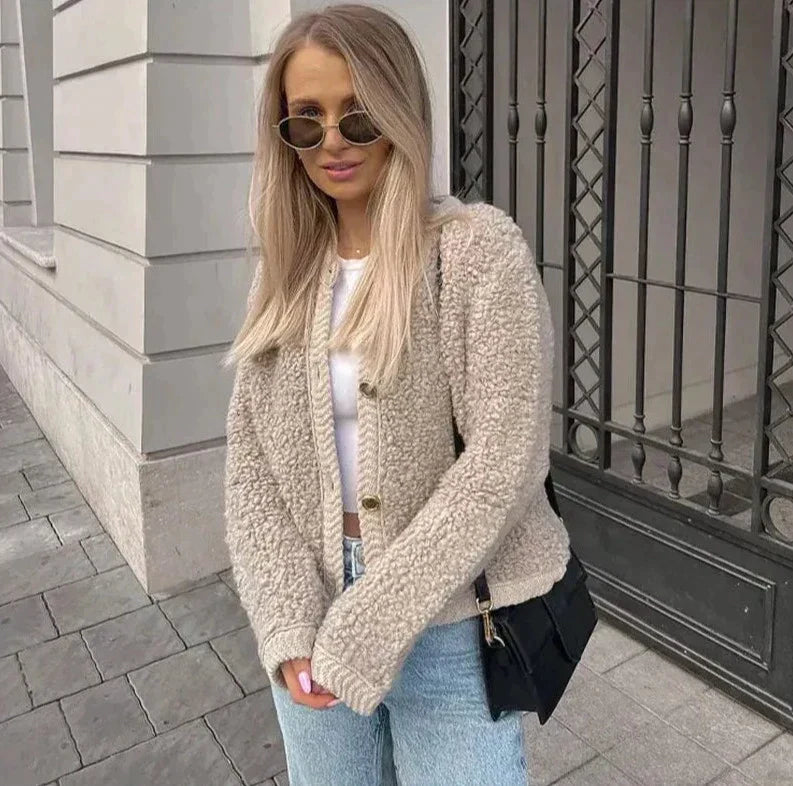 Mallaury | Veste Cardigan Femme Coupe Décontractée - Image 1