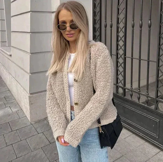Mallaury | Veste Cardigan Femme Coupe Décontractée - Image 1