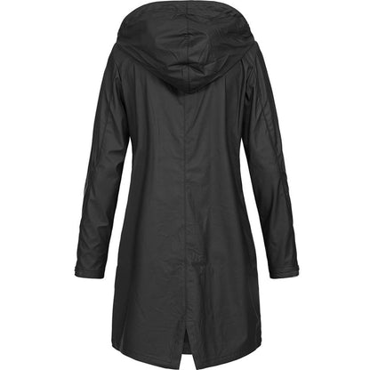 Zélie | Manteau Long à Capuche pour Femme - Image 1