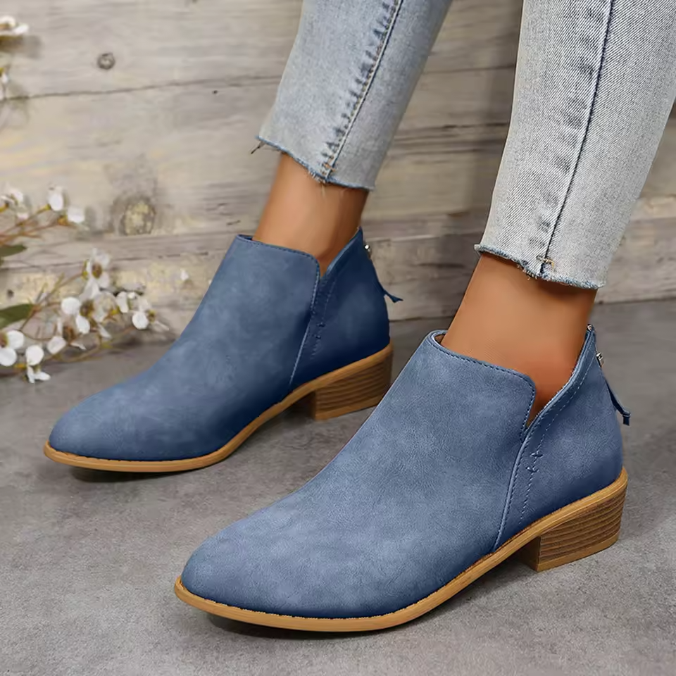 Aurore | Bottines Femme à Talon Bloc et Bout Pointu - Image 16